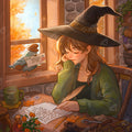 Diamond Painting Autumn Letter 22" x 22" (55.6cm x 55.6cm) / Round With 80 Colors Including 2 ABs and 1 Frosted Diamond and 3 Fairy Dust Diamonds / 40,804