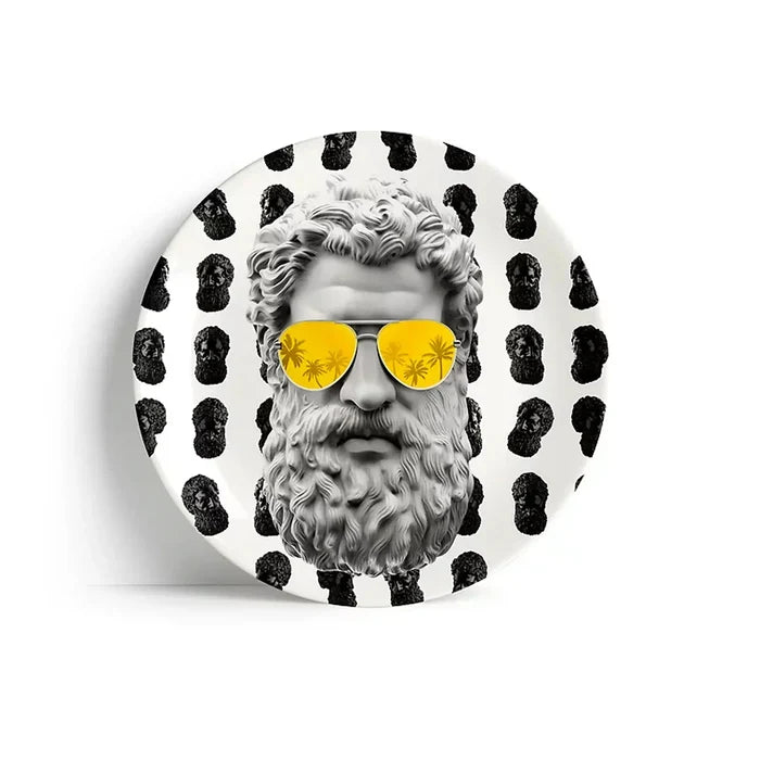 Aviator piatto di ceramica Yusufy - piatti - YUSUFY - Alla Violetta Boutique