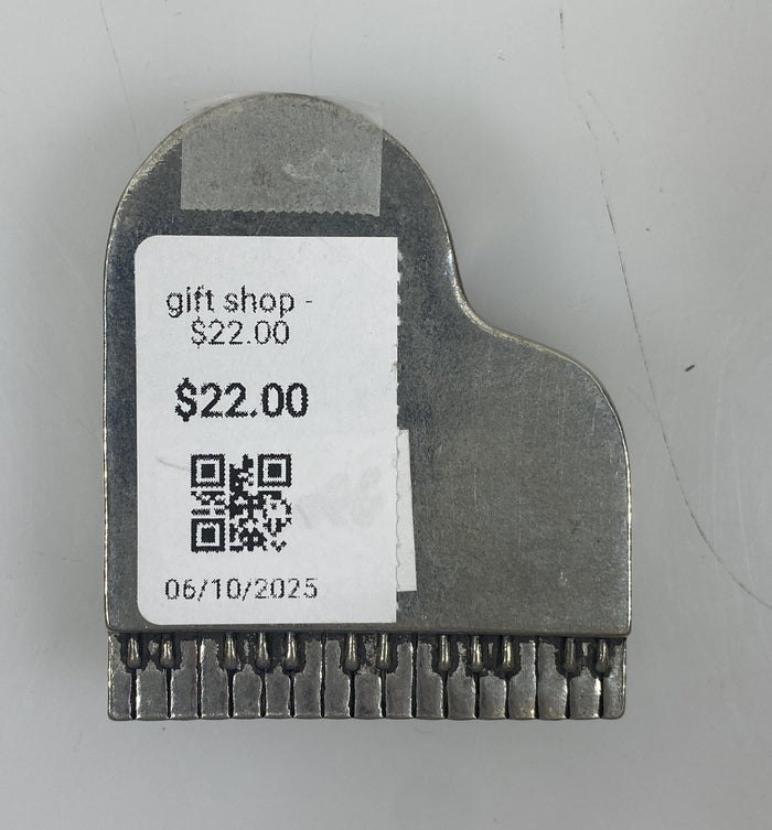 Basic Spirit Fine Pewter Piano Wish Box With G Clef Necklace