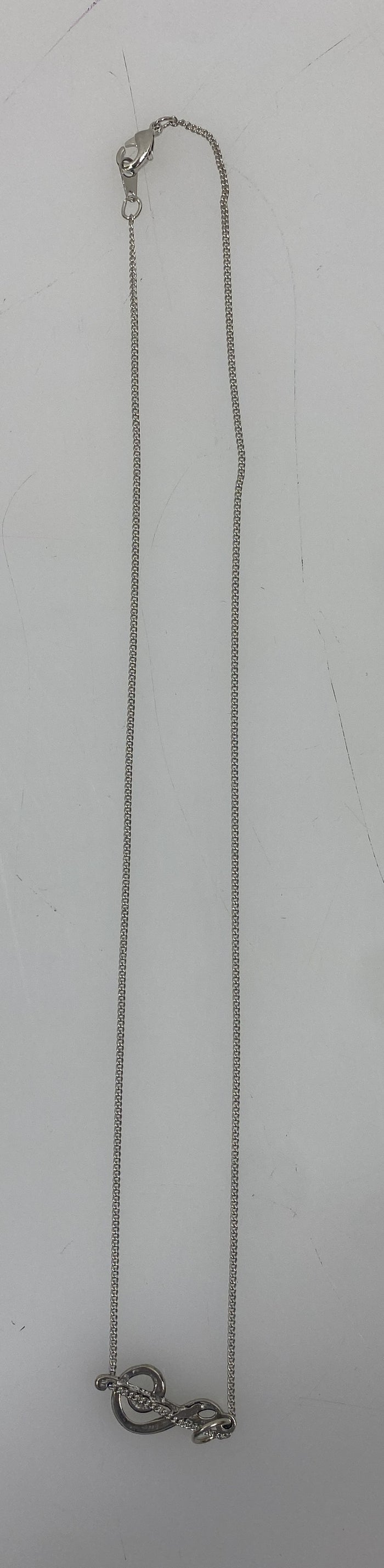 Basic Spirit Fine Pewter Piano Wish Box With G Clef Necklace