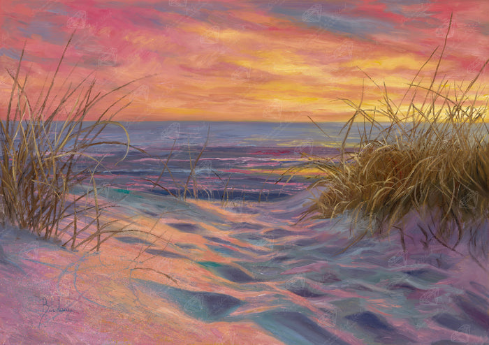 Diamond Painting Beach Time Serenade 31" x 22" (78.7cm x 55.6cm) / Round with 43 Colors including 2 ABs and 3 Fairy Dust Diamonds / 57,772