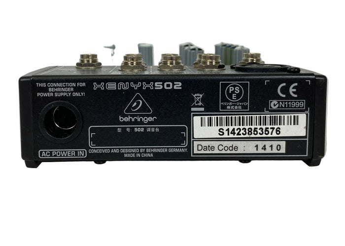 Behringer Xenyx 502 Unpowered Mixer