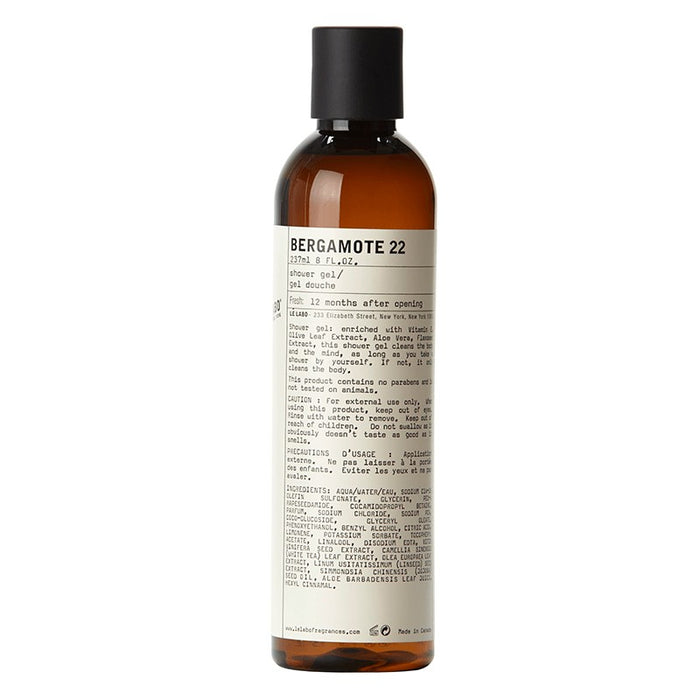 Le Labo Bergamote 22 Shower Gel 237 ml Alla Violetta Boutique