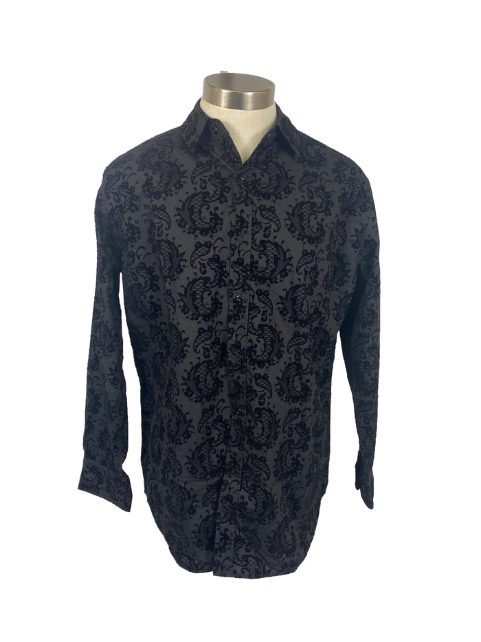 Beverly Hills Polo Club Black Shirt Men's Size M