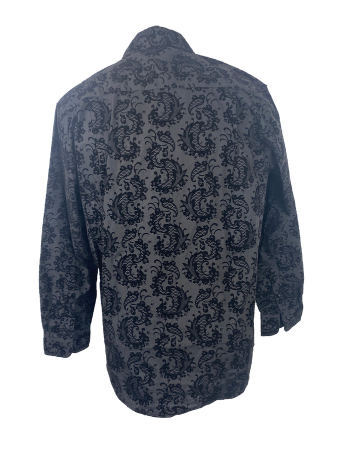Beverly Hills Polo Club Black Shirt Men's Size M