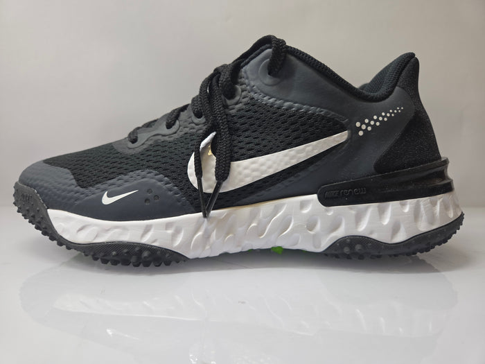 Nike Black Alpha Hurache Elite 3 Turf Baseball Shoes Men's Size 6.5