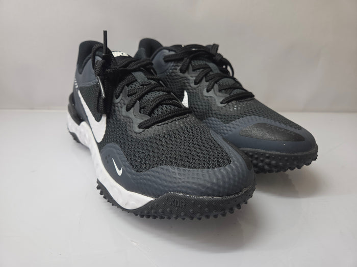 Nike Black Alpha Hurache Elite 3 Turf Baseball Shoes Men's Size 9