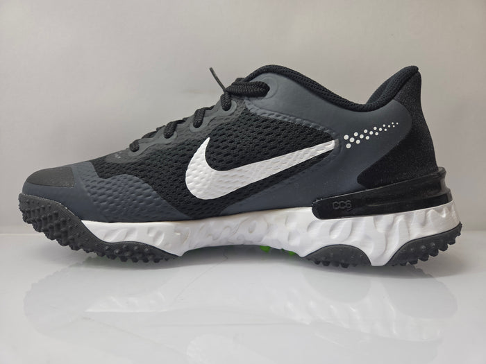 Nike Black Alpha Hurache Elite 3 Turf Baseball Shoes Men's Size 9
