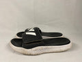 Black and White Adidas Alpha Bounce Slides Men's Size 10