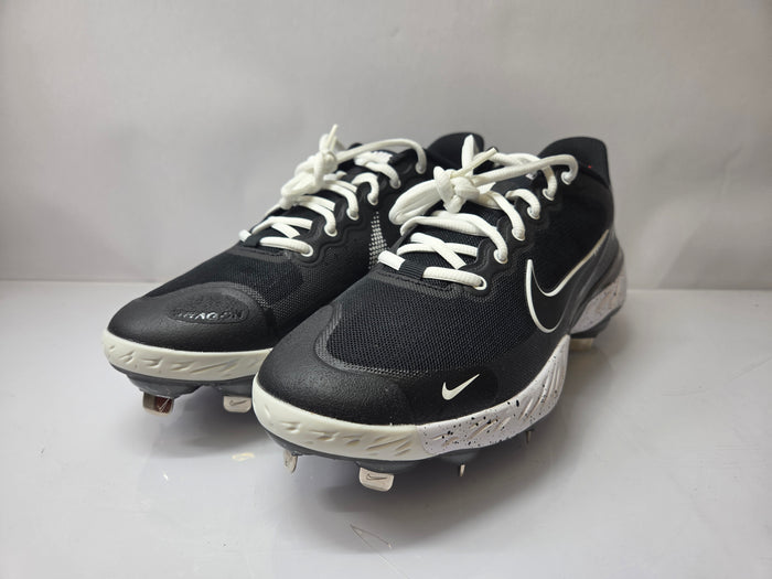 Nike Black and White Alpha Hurache Elite 3 Low Baseball Cleats Men's Size 8