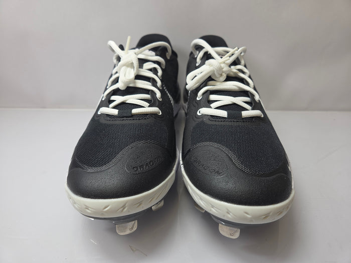 Nike Black and White Alpha Hurache Elite 3 Low Baseball Cleats Men's Size 9