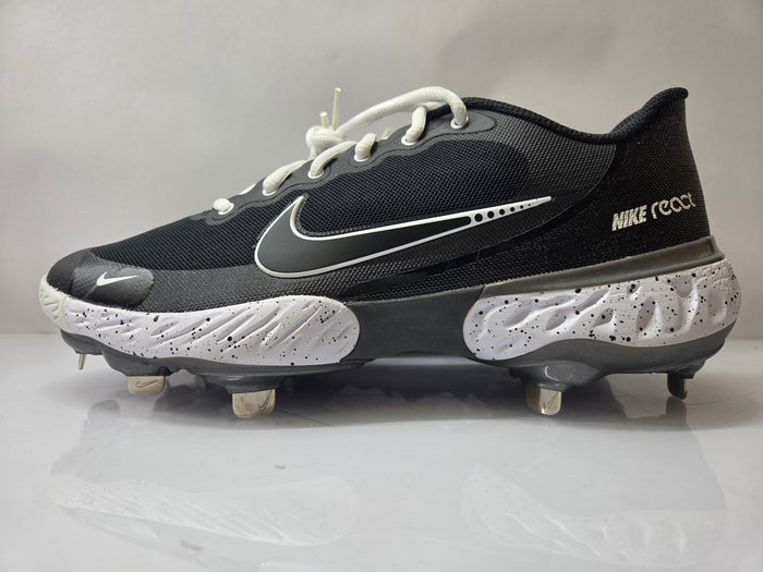 Nike Black and White Alpha Hurache Elite 3 Low Baseball Cleats Men's Size 9