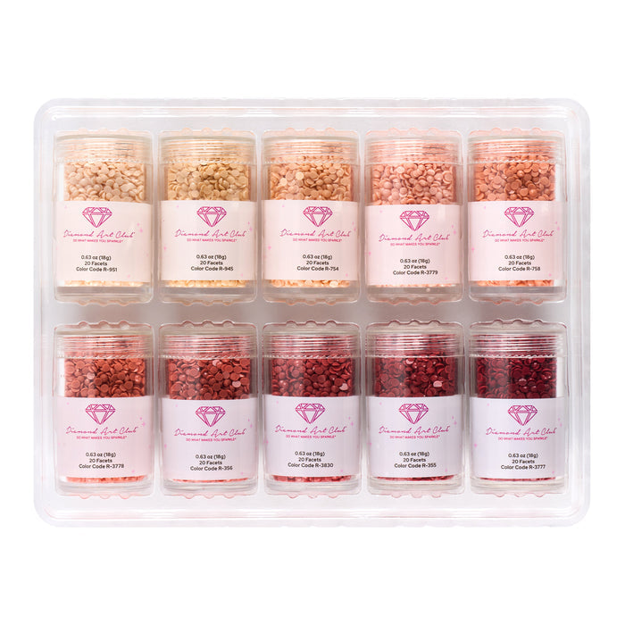 Diamond Painting Bling Diamonds – Blushed Rosy Tones Round