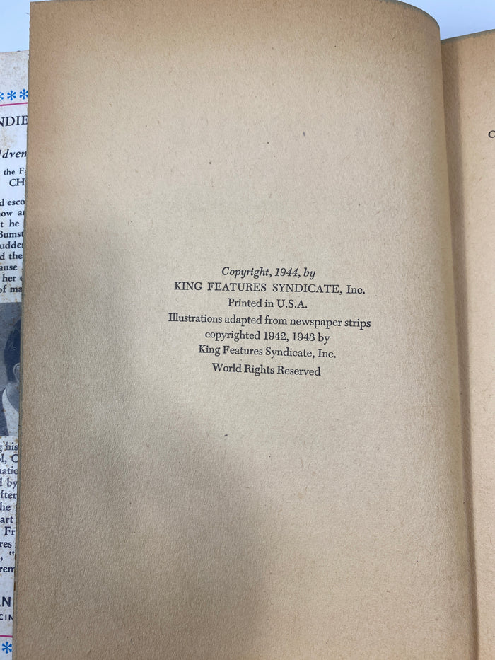 Blondie and Dagwood's Adventure in Magic 1944 HCDJ