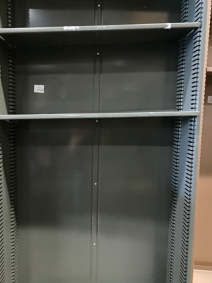 Borroughs Blue Gray Metal Shelves