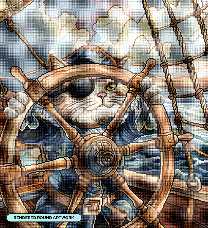 Diamond Painting Captain Clawhauser 22" x 24" (55.6cm x 60.8cm) / Round with 56 Colors including 2 ABs and 4 Fairy Dust Diamonds / 44,642
