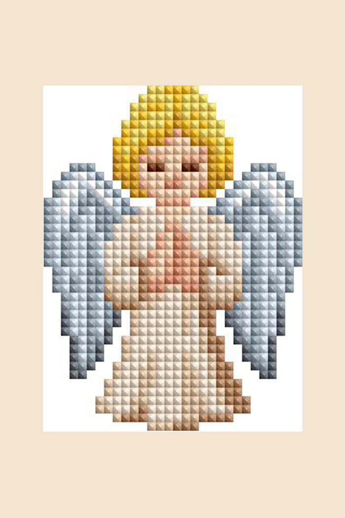 Diamond Painting Christian - Mini Dazzles™ 4" x 6" (10.2cm x 15.2cm) / Square With 27 Colors Including 1 Iridescent Diamond and 26 Fairy Dust Diamonds / 5,336