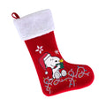 Diamond Painting Christmas Stocking - Snoopy’s Gift 9.45" x 14.6" (24cm x 37cm) / Round with 10 Colors including 4 Special Diamonds / 1,012