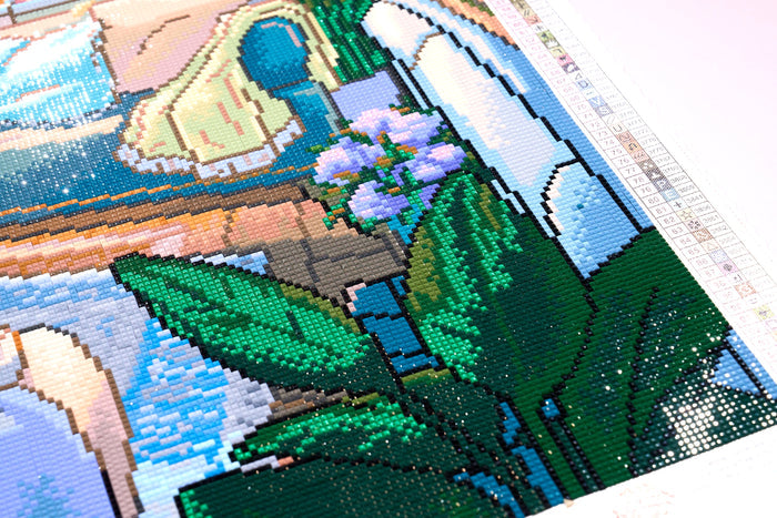 Diamond Painting Cleaning Day 36.6" x 27.6" (92.8cm x 69.9cm) / Square With 98 Colors Including 2 ABs and 7 Fairy Dust Diamonds / 104,813
