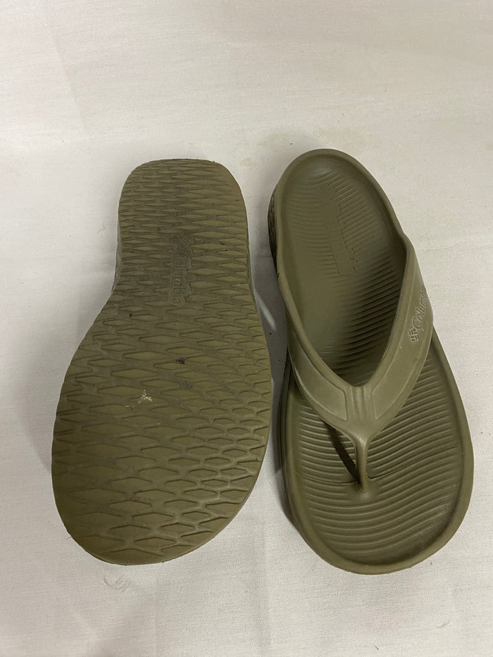 Columbia Ramble Flip Flops in Muted Green Men's Size 11