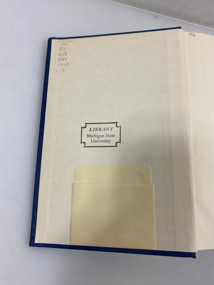 Complete Concordance to the Bible by Thompson/Stock Ex-library 1964 HC