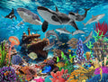 Diamond Painting Coral Ocean 36.2" x 27.6" (91.8cm x 69.9cm) / Square with 86 Colors including 3 ABs and 3 Fairy Dust Diamonds / 103,689