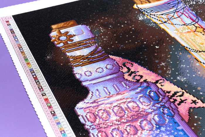 Diamond Painting Cosmic Potions 23.6" x 25.1" (60cm x 63.7cm) / Square With 68 Colors Including 6 ABs and 4 Iridescent Diamonds and 2 Fairy Dust Diamonds / 61,696