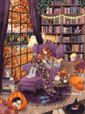 Diamond Painting Cozy Autumn 27.6" x 37" (69.9cm x 93.8cm) / Square with 71 Colors including 3 ABs and 1 Iridescent Diamond and 3 Fairy Dust Diamonds / 105,937
