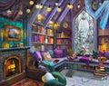 Diamond Painting Cozy Winter Book Nook 34.7" x 27.6" (87.9cm x 69.9cm) / Square with 95 Colors including 3 ABs and 1 Frosted Diamond and 4 Fairy Dust Diamonds / 99,193
