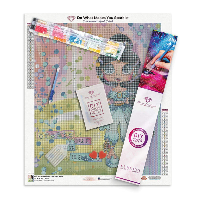 Diamond Painting Create Your Own Magic (final edition) 20" x 24″ (51cm x 61cm) / Round with 42 Colors including 2 ABs
