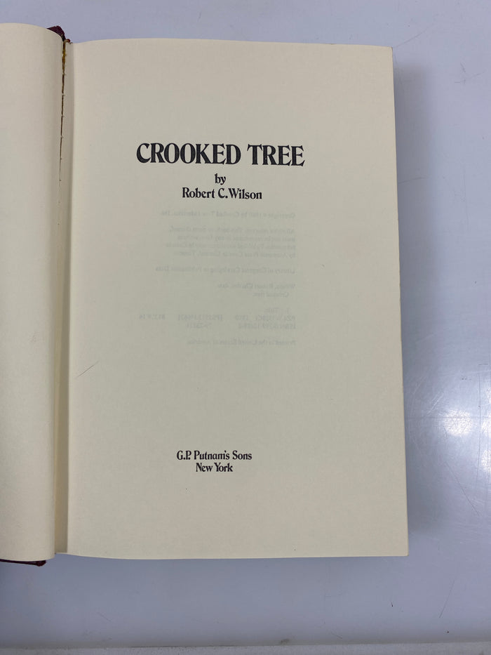 Crooked Tree by Robert C. Wilson 1980 HCDJ