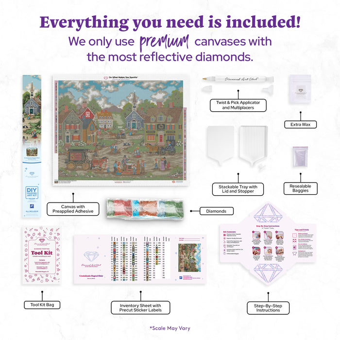 Diamond Painting Crookshanks Magical Elixir 34.7" x 27.6" (87.9cm x 69.9cm) / Square with 78 Colors including 3 ABs and 4 Fairy Dust Diamonds / 99,193