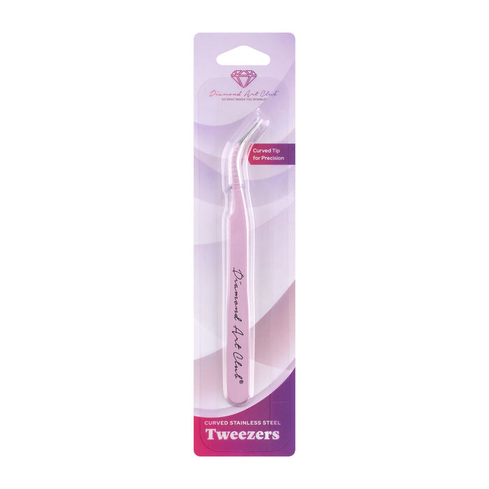Diamond Painting Curved Stainless Steel Tweezers