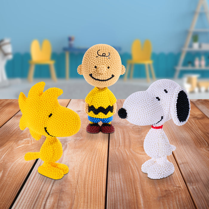 Diamond Painting Dazzle Pals™ - Woodstock™ 5" x 1.6" x 3.6" (12.8cm x 4.3cm x 9.3cm) / Round with 2 Colors / 3,200