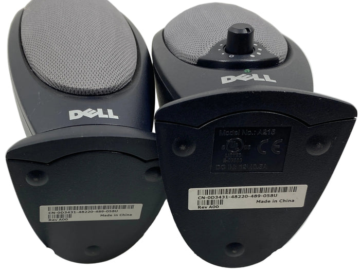 Dell A215 Computer Speakers *No Power Supply*