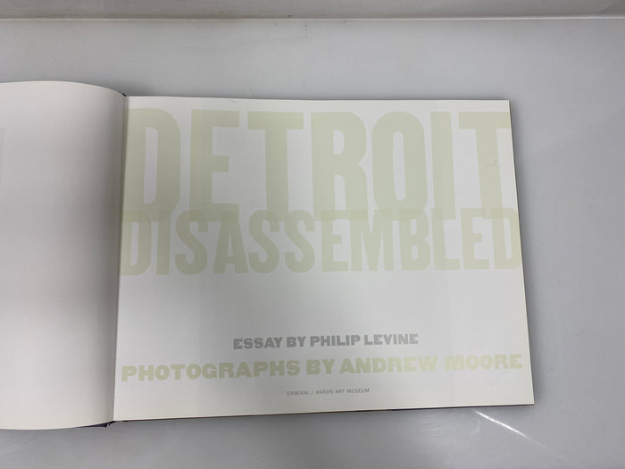 Detroit Disassembled by Levine/Moore 2010 HCDJ