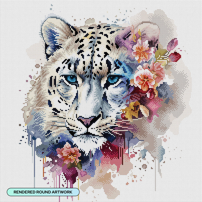 Diamond Painting Disinterest 22" x 22" (55.6cm x 55.6cm) / Round with 82 Colors including 1 AB and 4 Fairy Dust Diamonds / 40,804