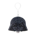 Diamond Painting Keychain - Vader's Shadow 3.14" x 2.55" (8cm x 6.5cm) / Round With 2 Colors including 1 Iridescent Diamond / 338
