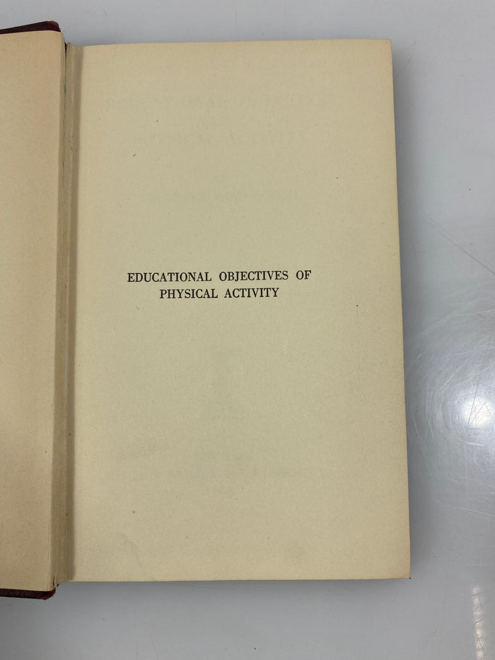 Educational Objectives of Physical Activity by Rogers 1929 HC