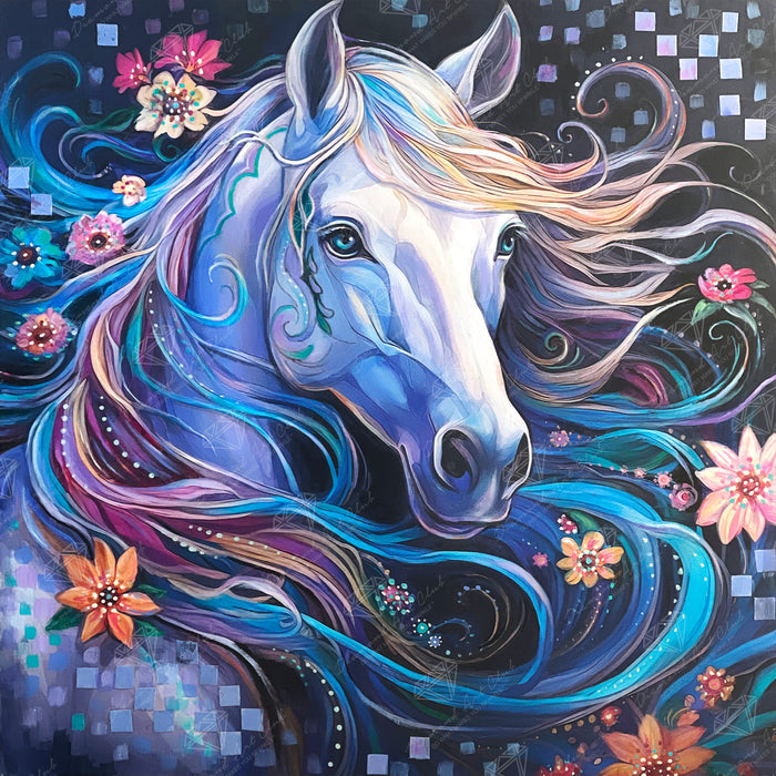 Diamond Painting Evening Escape 22" x 22" (55.8cm x 55.8cm) / Square with 83 Colors including 2 ABs and 5 Fairy Dust Diamonds / 50,176