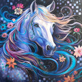 Diamond Painting Evening Escape 22" x 22" (55.8cm x 55.8cm) / Square with 83 Colors including 2 ABs and 5 Fairy Dust Diamonds / 50,176
