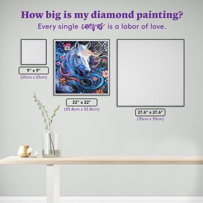 Diamond Painting Evening Escape 22" x 22" (55.8cm x 55.8cm) / Square with 83 Colors including 2 ABs and 5 Fairy Dust Diamonds / 50,176