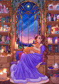 Diamond Painting Evening Star 27.6" x 39" (69.9cm x 98.8cm) / Square with 85 Colors including 3 ABs and 4 Fairy Dust Diamonds / 111,557