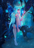 Diamond Painting Faerie 22" x 31" (55.8cm x 78.7cm) / Square with 58 Colors including 3 ABs and 2 Fairy Dust Diamonds / 70,784