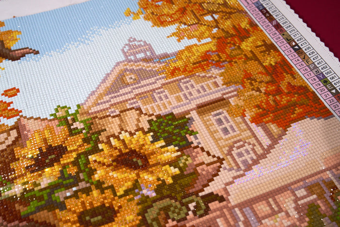 Diamond Painting Fall for the Witch 40.2" x 27.6" (101.8cm x 69.9cm) / Square With 99 Colors Including 3 ABs and 4 Fairy Dust Diamonds / 114,929