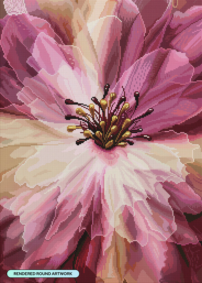 Diamond Painting Fall Into Beauty 20" x 28" (50.6cm x 70.7cm) / Round with 68 Colors including 3 ABs and 3 Fairy Dust Diamonds / 47,288