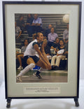 Framed Michigan State Spartans Volleyball Action Photo Print – Michelle Kopka – The State News