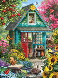 Diamond Painting Garden Shed 27.6" x 37" (69.9cm x 93.8cm) / Square with 65 Colors including 2 ABs and 6 Fairy Dust Diamonds / 105,937