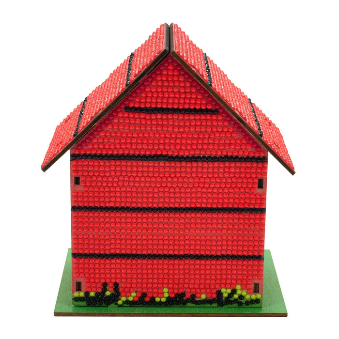 Diamond Painting Gem House - Snoopy™ 5.5" x 4.1" x 3.1" (14 x 10.5 x 8cm) / Round with 6 colors / 5,774