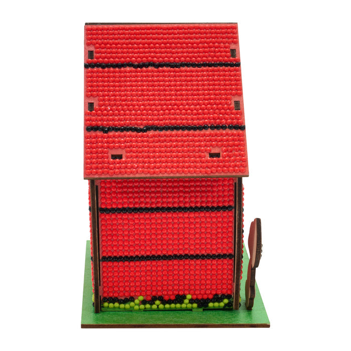 Diamond Painting Gem House - Snoopy™ 5.5" x 4.1" x 3.1" (14 x 10.5 x 8cm) / Round with 6 colors / 5,774